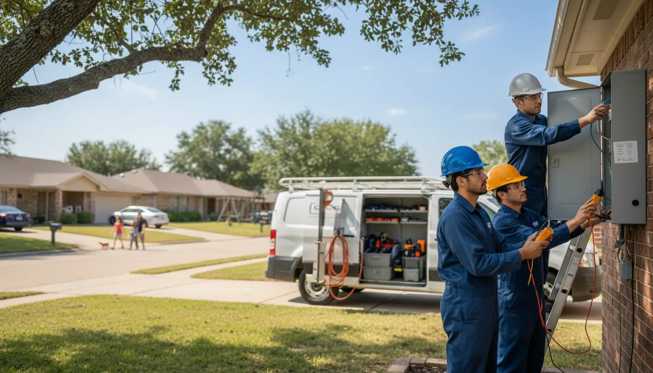 Certified electrician providing emergency electrical services in Mclaughlin, SD